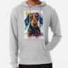 ssrcolightweight hoodiemensheather greyfrontsquare productx1000 bgf8f8f8 7 - Dachshund Merch