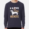 ssrcolightweight sweatshirtmens322e3f696a94a5d4frontsquare productx1000 bgf8f8f8 10 - Dachshund Merch