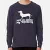 ssrcolightweight sweatshirtmens322e3f696a94a5d4frontsquare productx1000 bgf8f8f8 16 - Dachshund Merch