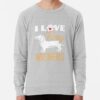 ssrcolightweight sweatshirtmensheather greyfrontsquare productx1000 bgf8f8f8 10 - Dachshund Merch