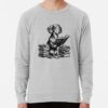 ssrcolightweight sweatshirtmensheather greyfrontsquare productx1000 bgf8f8f8 20 - Dachshund Merch