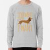 ssrcolightweight sweatshirtmensheather greyfrontsquare productx1000 bgf8f8f8 23 - Dachshund Merch