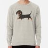 ssrcolightweight sweatshirtmensoatmeal heatherfrontsquare productx1000 bgf8f8f8 11 - Dachshund Merch