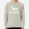 ssrcolightweight sweatshirtmensoatmeal heatherfrontsquare productx1000 bgf8f8f8 16 - Dachshund Merch