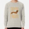 ssrcolightweight sweatshirtmensoatmeal heatherfrontsquare productx1000 bgf8f8f8 23 - Dachshund Merch