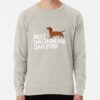 ssrcolightweight sweatshirtmensoatmeal heatherfrontsquare productx1000 bgf8f8f8 27 - Dachshund Merch