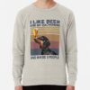 ssrcolightweight sweatshirtmensoatmeal heatherfrontsquare productx1000 bgf8f8f8 6 - Dachshund Merch